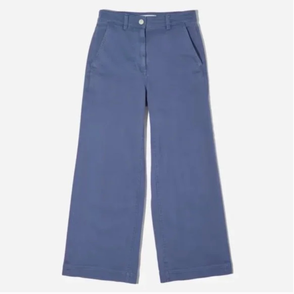 Everlane Wide Leg Crop - Size 6 - Blue